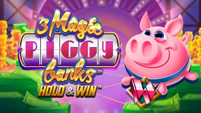 3 Magic Piggy Banks Hold & Win