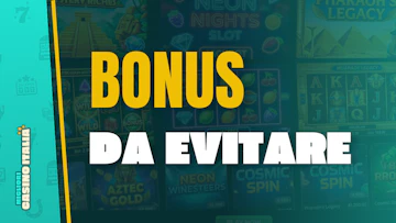 BONUS DA EVITARE