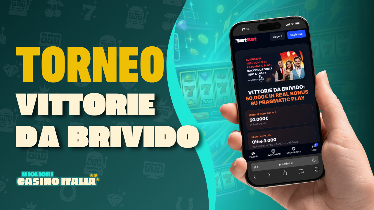 VITTORIE DA BRIVIDO NETBET