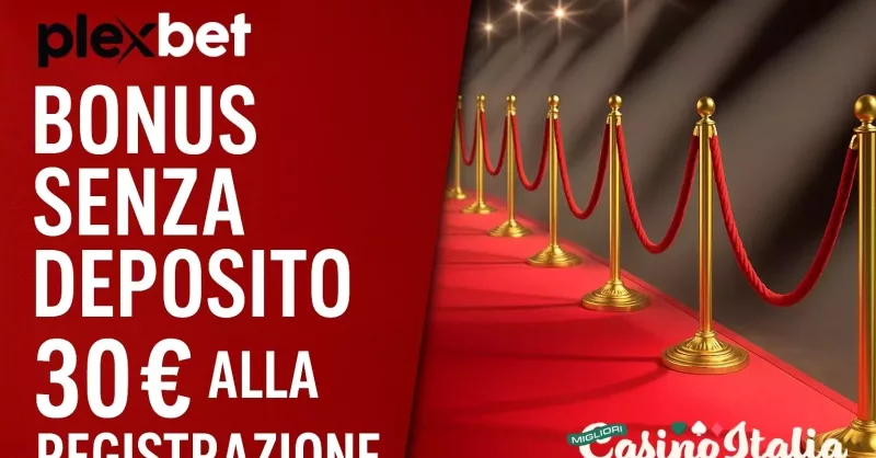 Illustrazione del bonus Plexbet di 30 euro senza deposito
