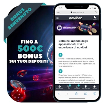 Bonus casino Novibet