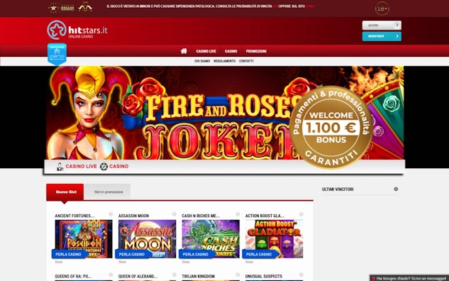 Hitstar casino sezione slot