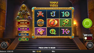Temple of three slot